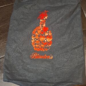 Blanton's Black Tote Bag with Red Heart Bottle Design